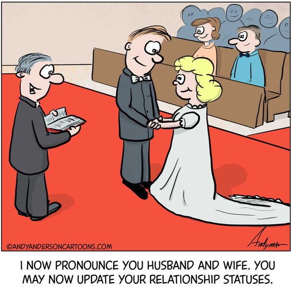 You may now update your relationship status cartoon