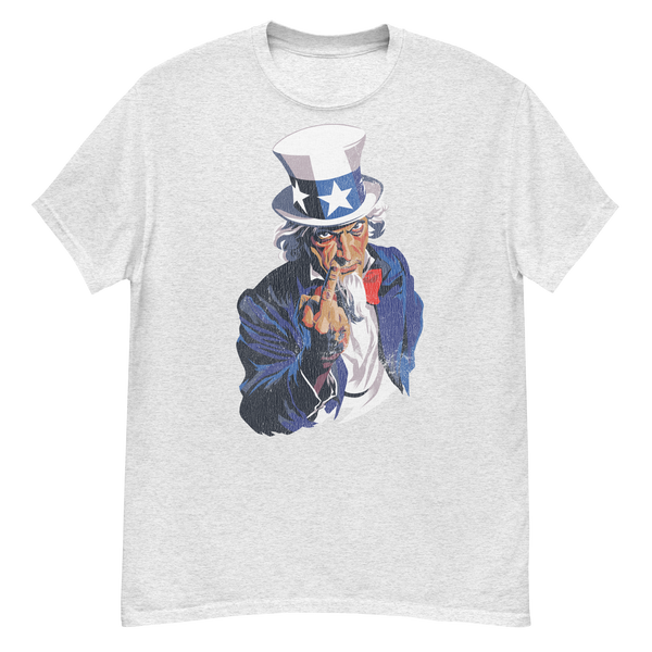 Uncle Sam Flipping the Bird Unisex classic tee