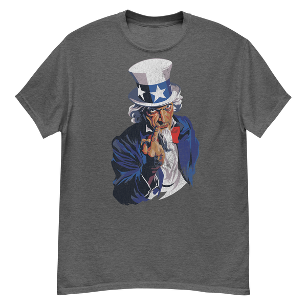 Uncle Sam Flipping the Bird Unisex classic tee