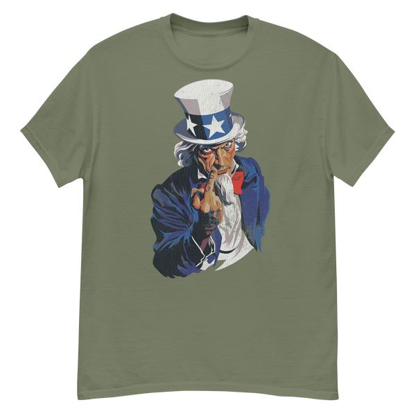 Uncle Sam Flipping the Bird Unisex classic tee