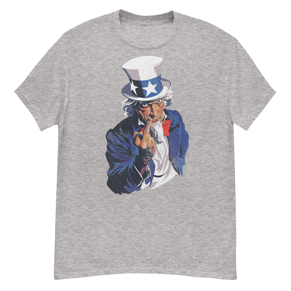 Uncle Sam Flipping the Bird Unisex classic tee