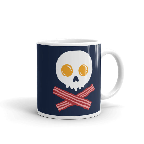 Bacon and Eggs Pirate Funny Mug