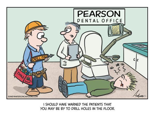 Dental cartoon for dentists