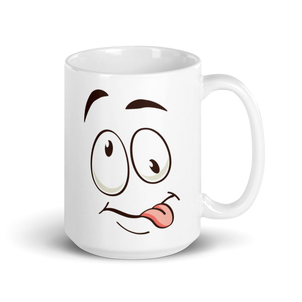 Crazy face mug