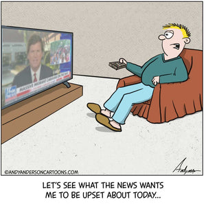 No news is good news cartoon about the media