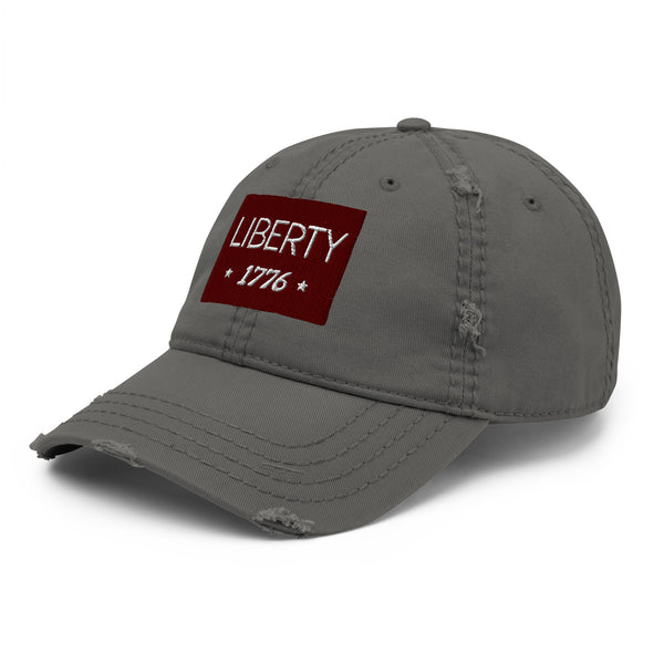 Liberty Square Patch Distressed Dad Hat