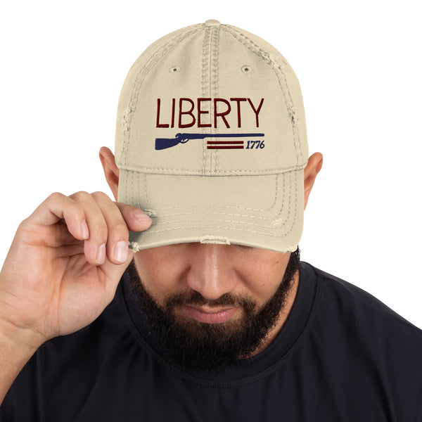 Liberty Distressed Dad Hat