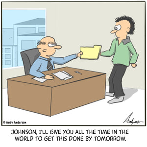Less Work Cartoon Hard Work Funny Cartoon