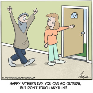 Father's Day cartoon for 2020 by Andy Anderson