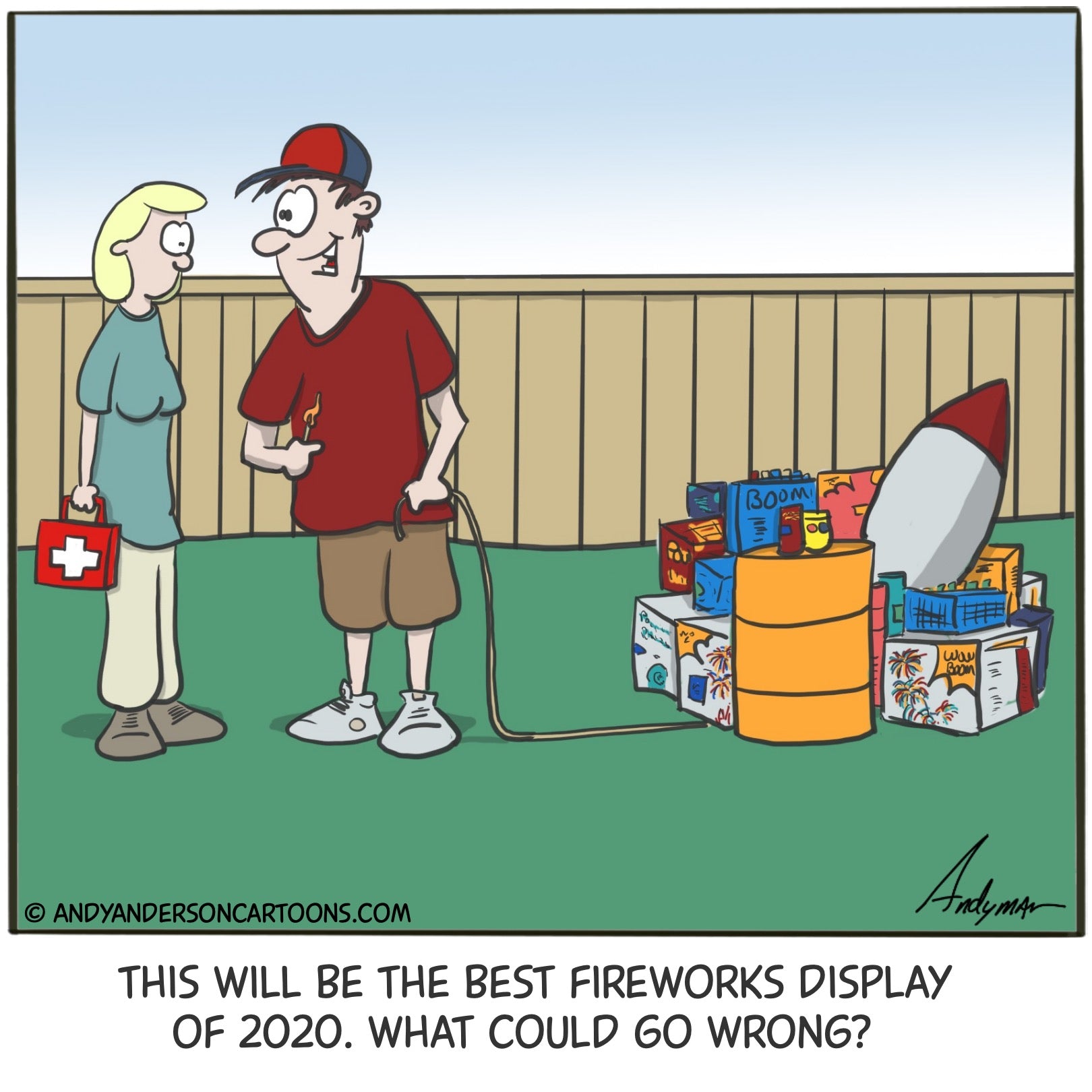 Funny 4th Of July Cartoon