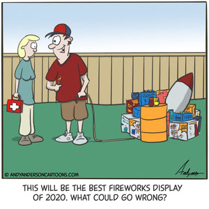 Cartoon about July 4th 2020 by Andy Anderson