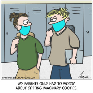Cartoon about getting cooties at school