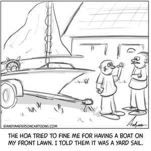 HOA cartoon | Yard Sail