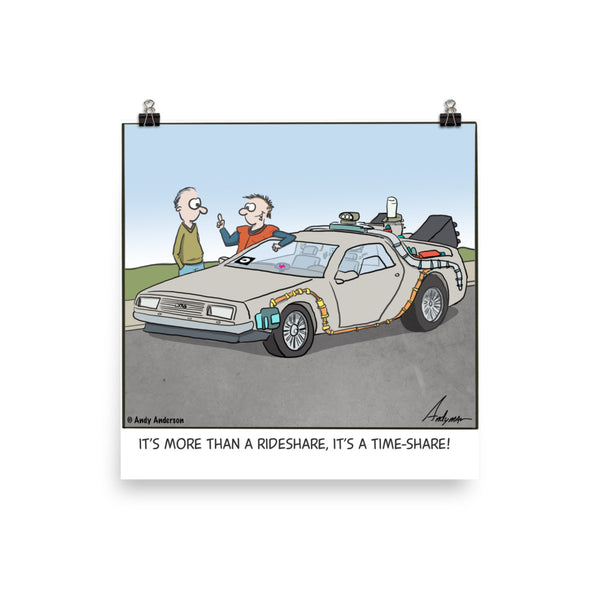 It's a time-share cartoon print