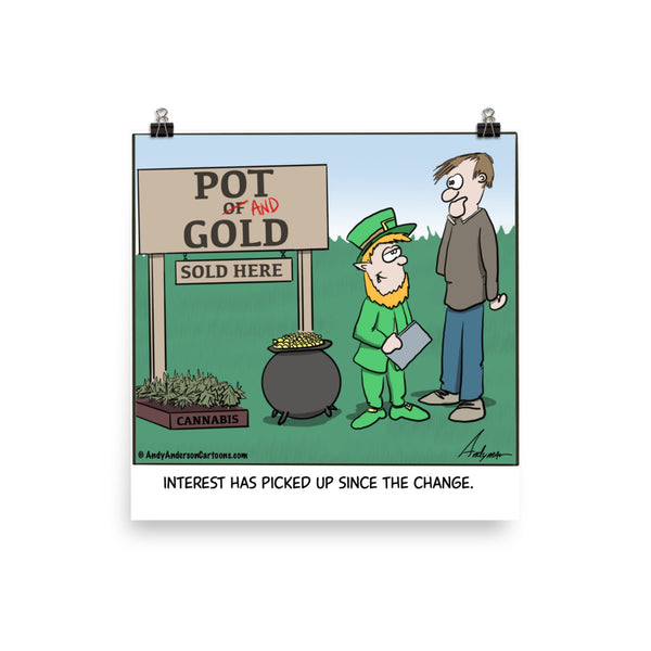 Pot and Gold cartoon by Andy Anderson